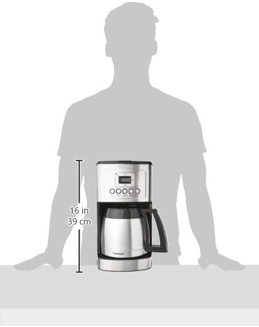 12-Cup Programmable Thermal Carafe Drip Coffee Maker encalife