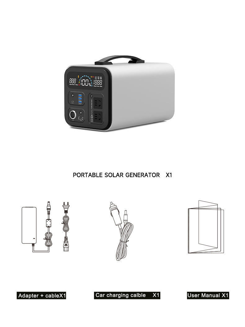 Portable Power Station | 1000W | Uninterrupted Power Supply for Camping and Emergencies encalife