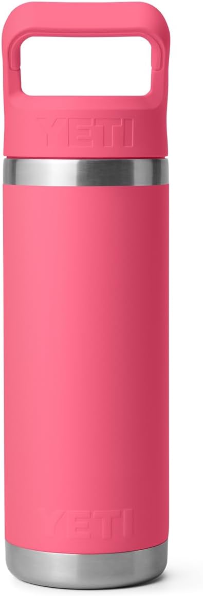 18oz Insulated Water Bottle Straw Cap encalife