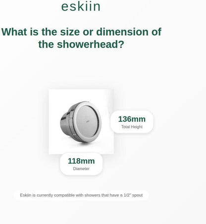 High Pressure Filtered Shower Head encalife