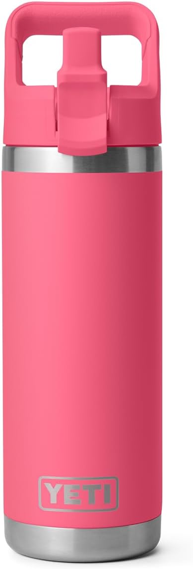 18oz Insulated Water Bottle Straw Cap encalife