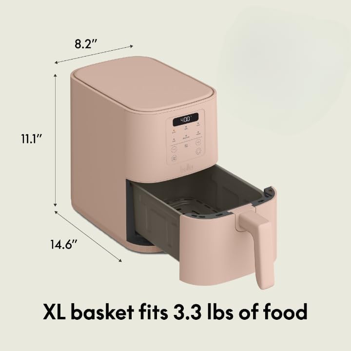 4QT Slim Air Fryer I Compact Ceramic I Blossom encalife