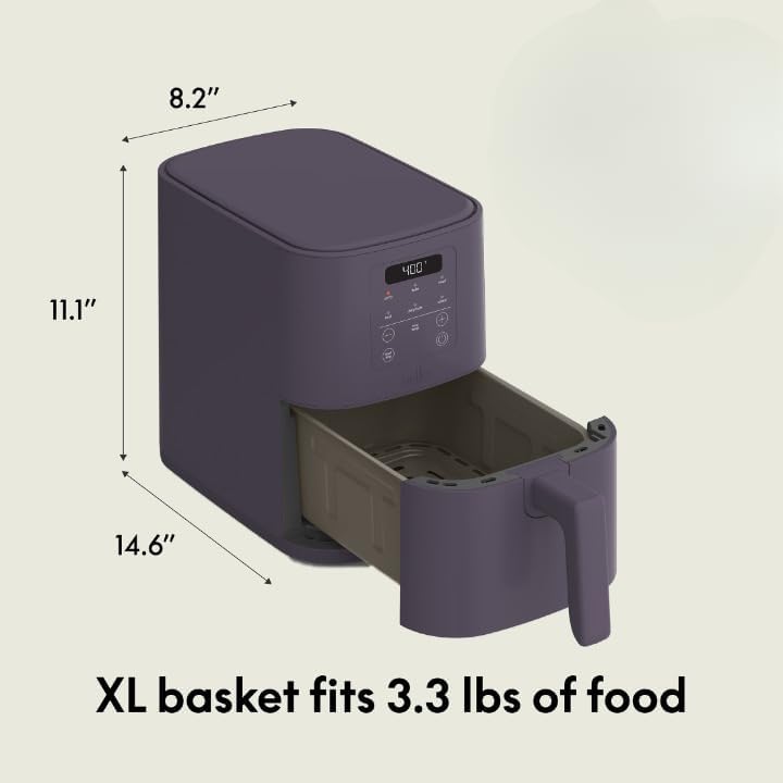 Slim Air Fryer I Compact Ceramic Nonstick I 6 Presets encalife