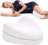 Side sleeper knee support memory foam pillow between legs
