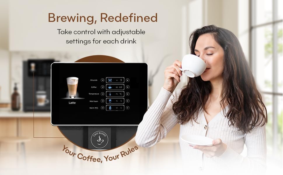 Cafe Bueno Super Automatic Espresso Machine encalife