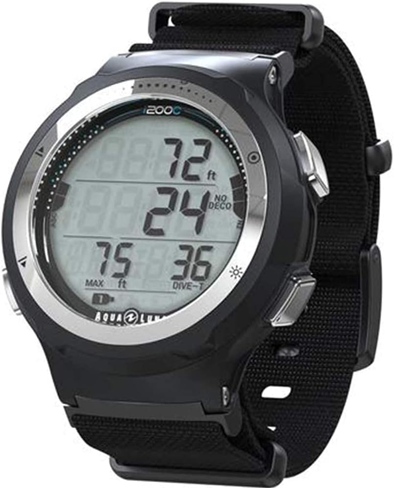 Aqua Lung i200C Black Bluetooth I Dive Computer encalife