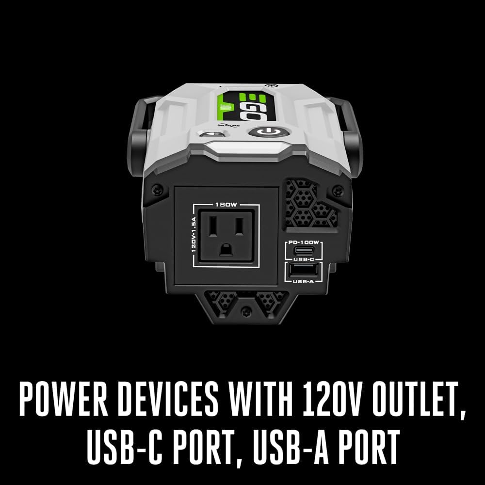 Portable Power Inverter 180W USB-C Generator encalife