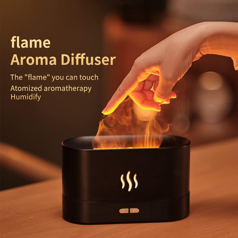 Colorful Flame Aroma Diffuser Humidifier I Auto-Off encalife