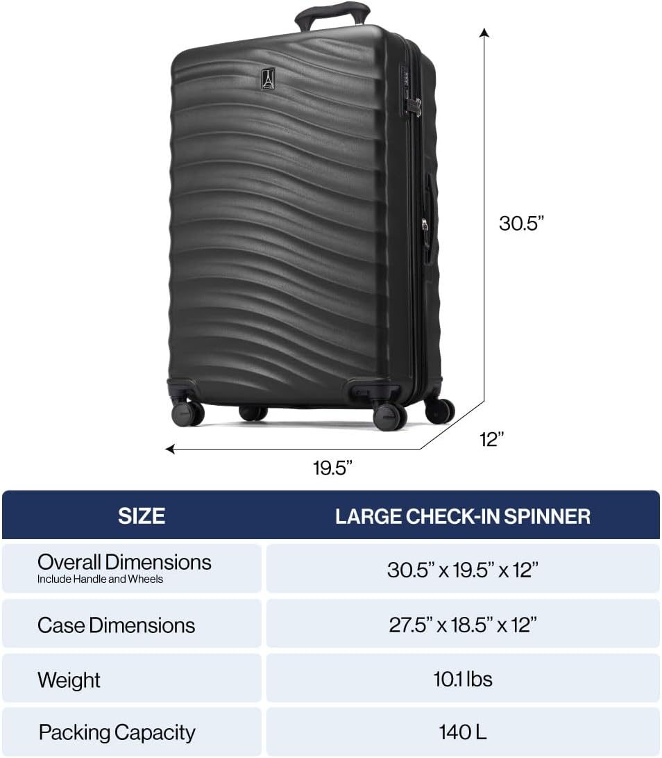 Lightweight Expandable Hardside Checked Luggage Spinner Wheels encalife