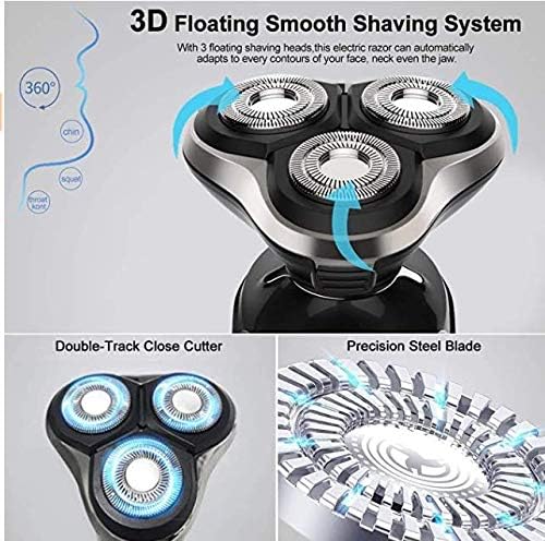 Rechargeable Electric Razor Men I Cordless Grooming Kit encalife