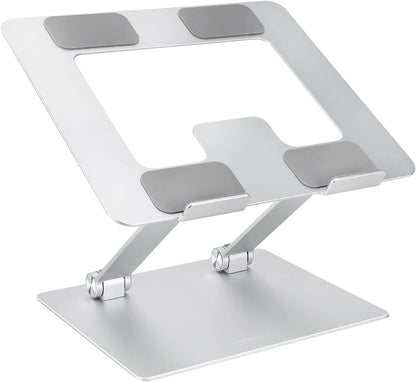 EncaLife portable laptop stand ergonomic aluminum laptop riser with cooling ventilation for desk setup