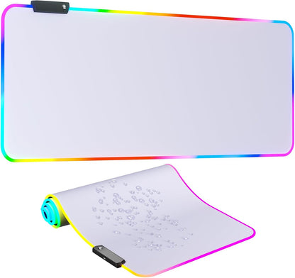 RGB Lighting Extended Gaming Mouse Pad encalife