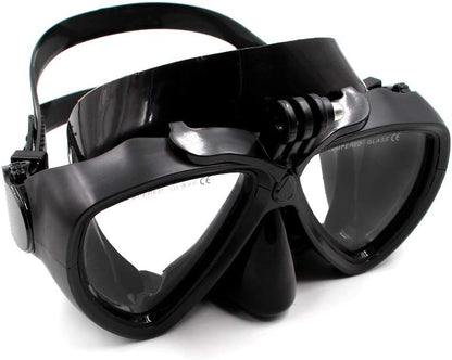 Diving Goggles With Action Camera Mount Waterproof encalife