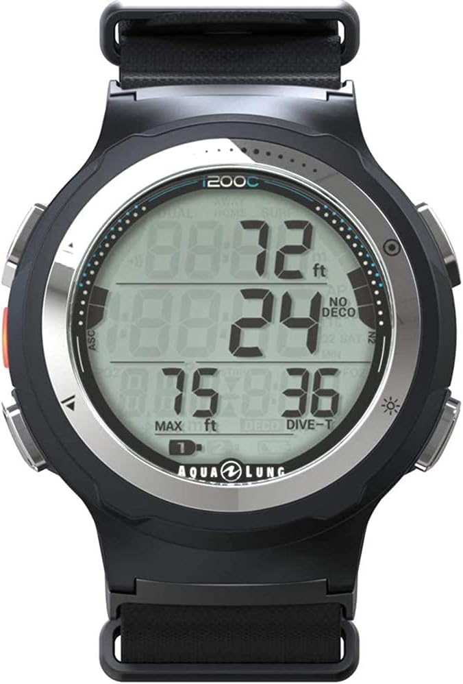 Aqua Lung i200C Black Bluetooth I Dive Computer encalife