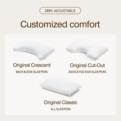 Side Sleeper Shoulder Cut Out Pillow encalife