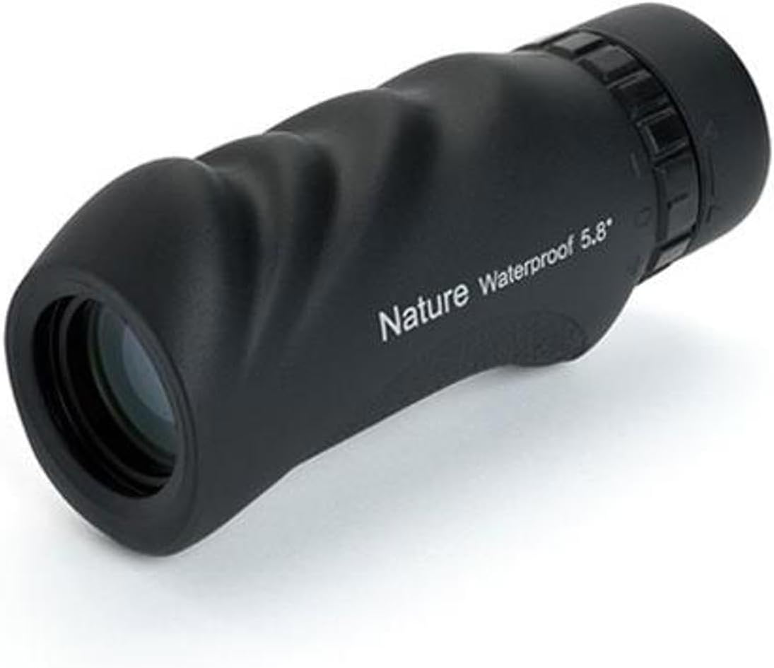 10x25 Black Waterproof Monocular encalife