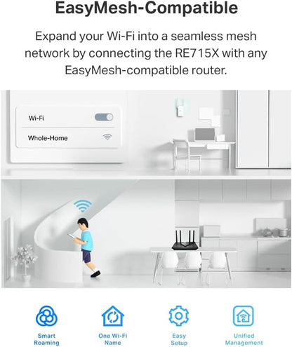 TP‑Link AX3000 WiFi Extender I RE715X encalife