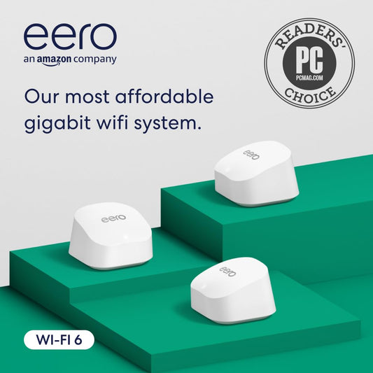 eero 6+ I Gigabit Mesh WiFi System