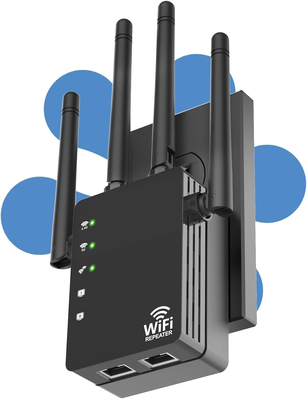 WiFi Extender 1200Mbps I 12880 Sq. Ft Signal Booster
