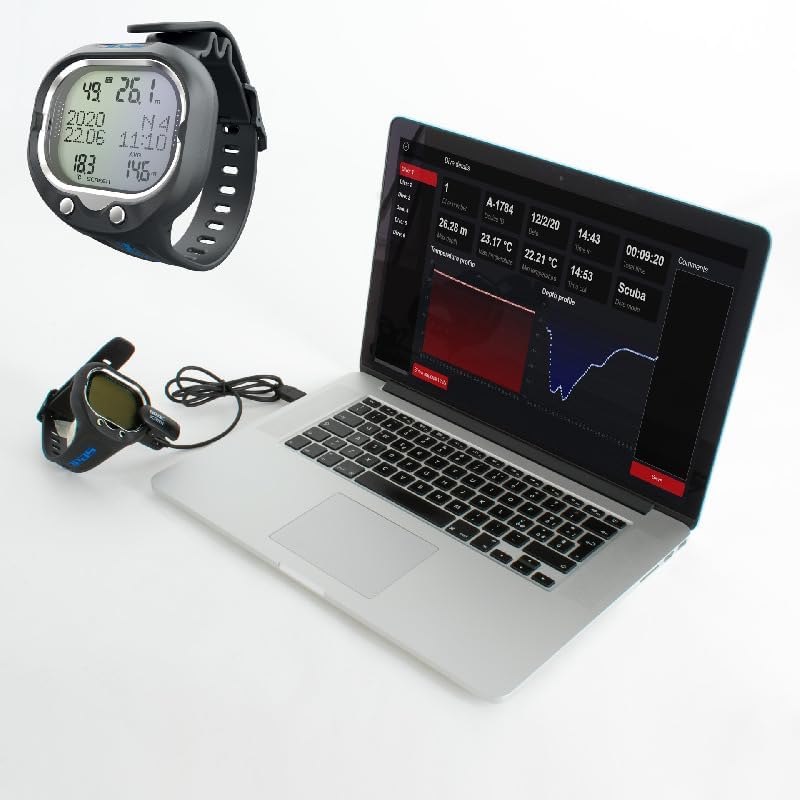 SEAC Screen Blue Scuba Dive Computer encalife