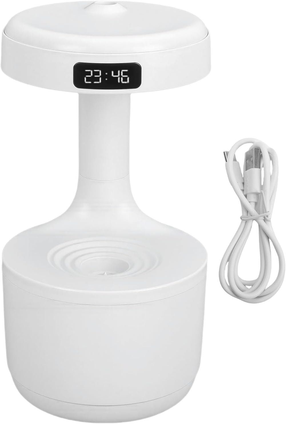 Anti Gravity Humidifier With LED Floating Droplets encalife