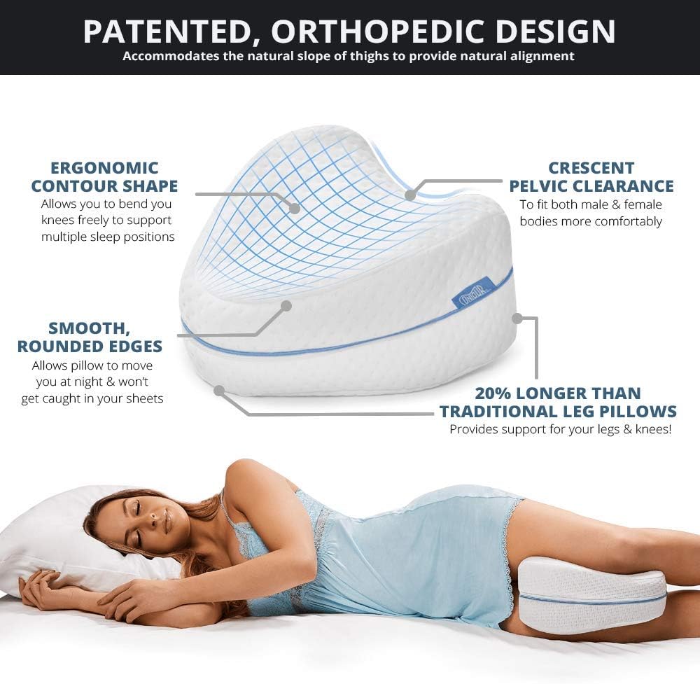 Side Sleeper Knee Support Memory Pillow encalife