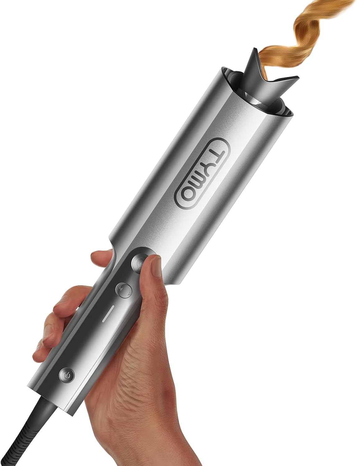 Automatic Curling Iron | TYMO Rapid Heating Rotating Hair Curler encalife