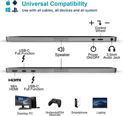 15.6-Inch Laptop Screen Extender Portable Monitor encalife