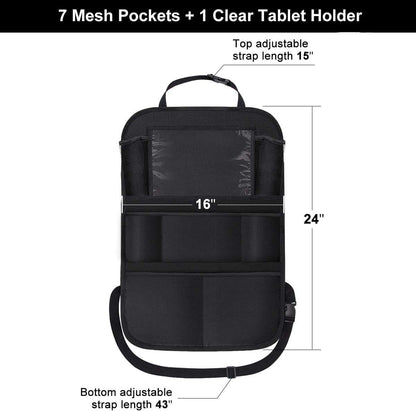Heavy Duty Backseat Car Organizer with Tablet Holder encalife