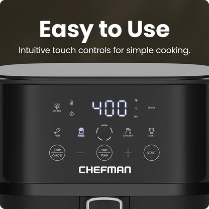 Digital Air Fryer I 6 Qt Hi-Fry Technology encalife