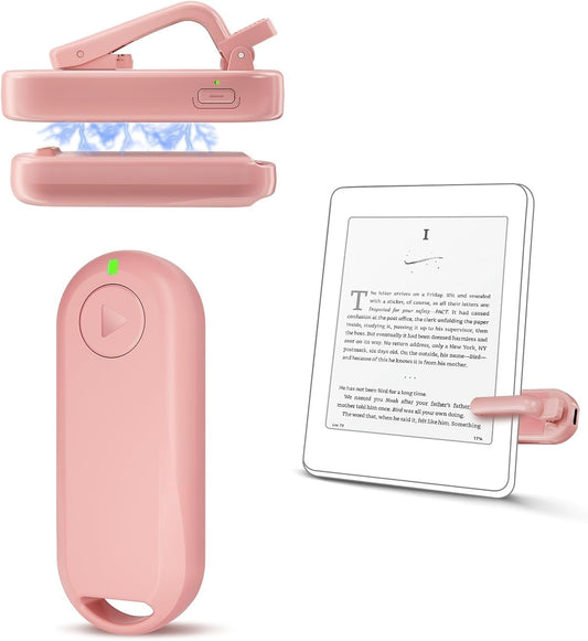 Hands Free Page Turner Remote for Cozy Reading