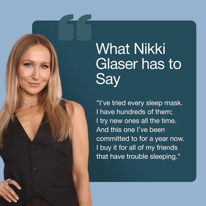 3D Blackout Sleep Mask for Side Sleepers encalife
