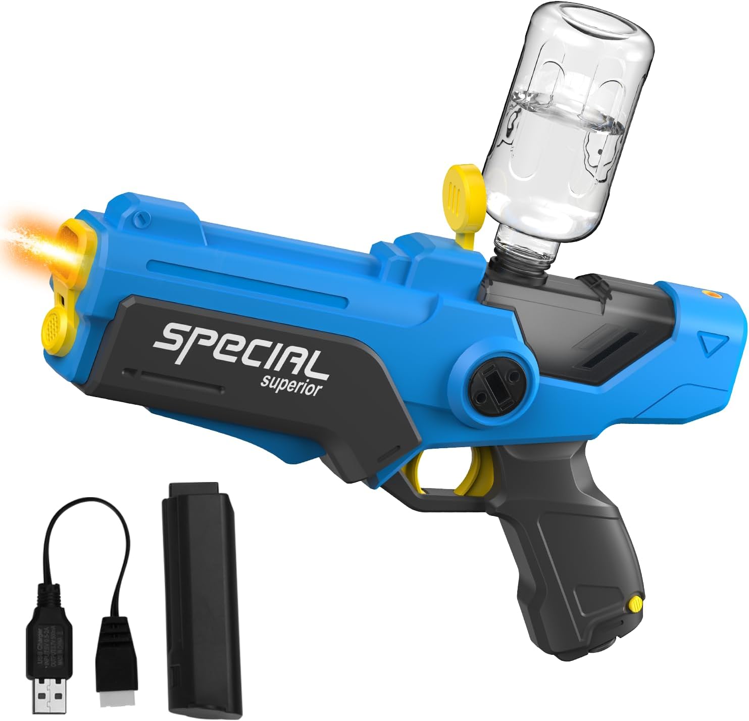 Electric Water Gun | LED Auto-Refill Long Range Blaster Toy