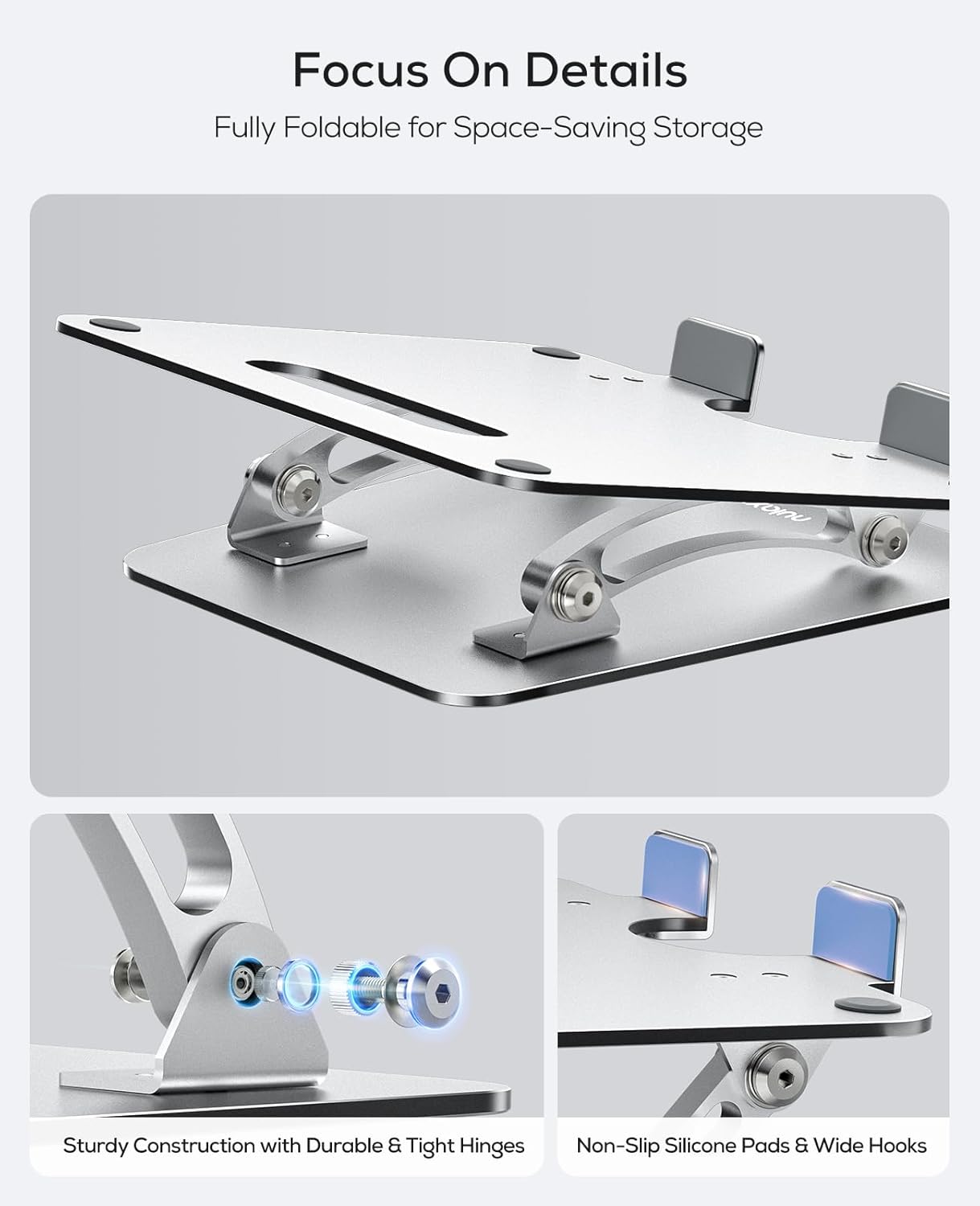 Adjustable Foldable Laptop Stand Pro encalife