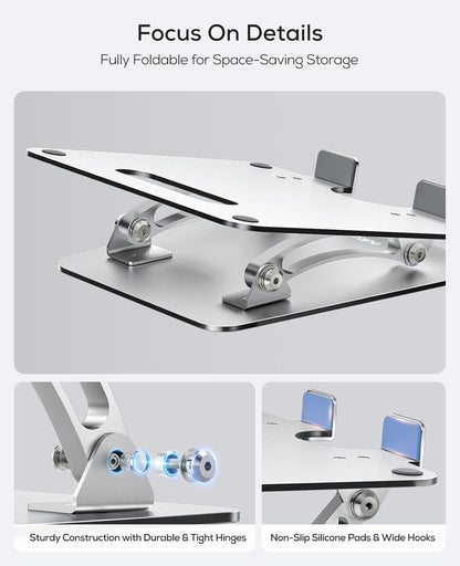 Adjustable Foldable Laptop Stand Pro encalife