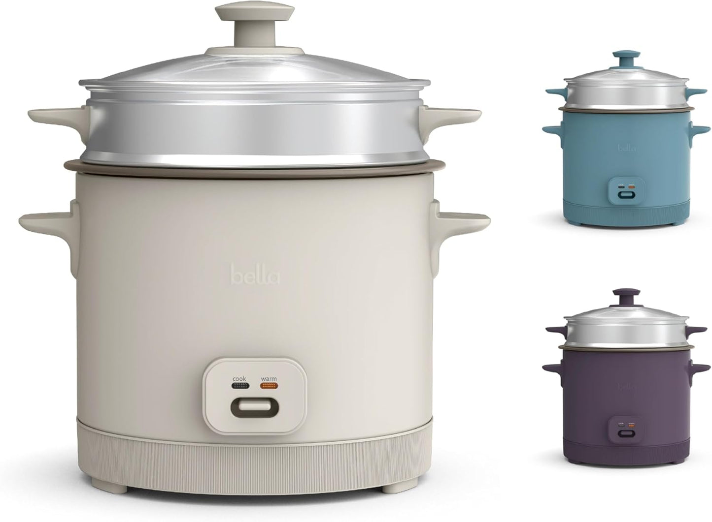 BELLA 16-Cup I Rice Cooker Steamer