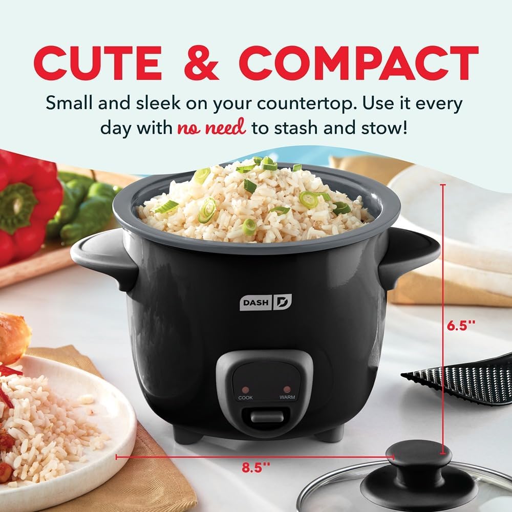 Dash Mini Rice Cooker I Single-Serve encalife