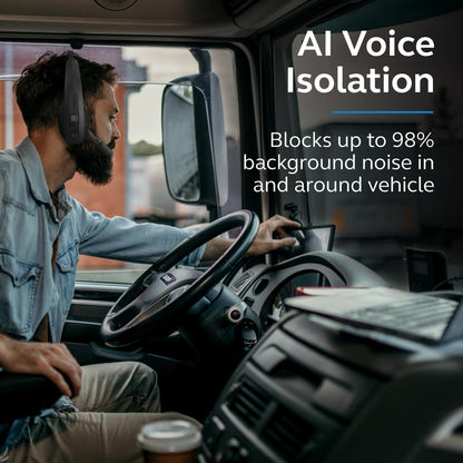 Trucker Bluetooth Headphones with Noise Cancellation encalife
