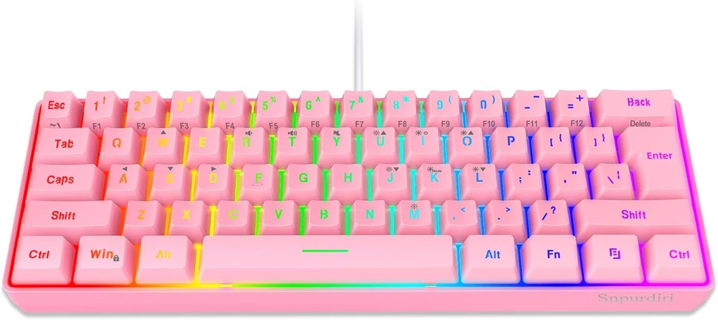 Gaming Keyboard I 60% RGB Wired 