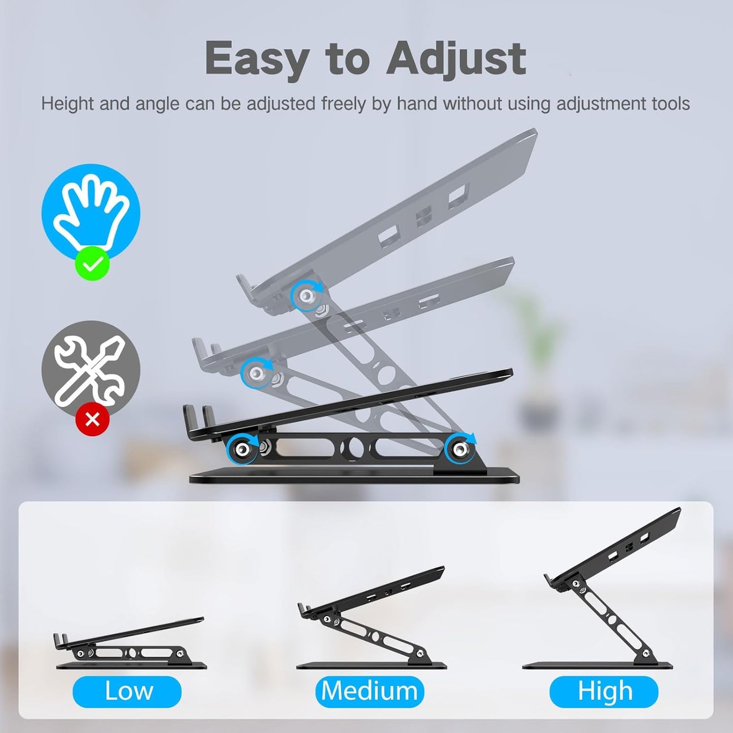 Adjustable Laptop Stand For Comfort encalife