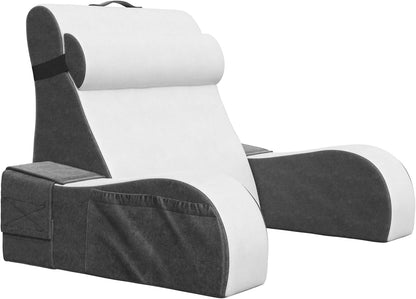 Memory Foam Bed Wedge Pillow for Comfortable Sleep encalife