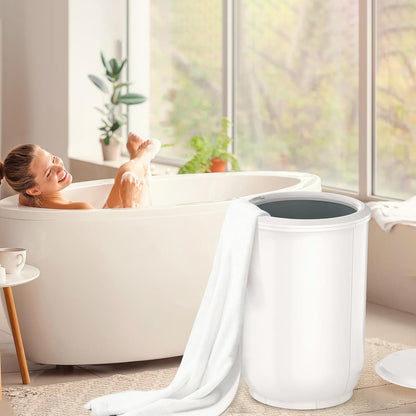 Large Heated Towel Warmer for Bathroom Comfort encalife