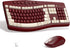 Wireless Keyboard Mouse Combo Ergonomic Gaming encalife