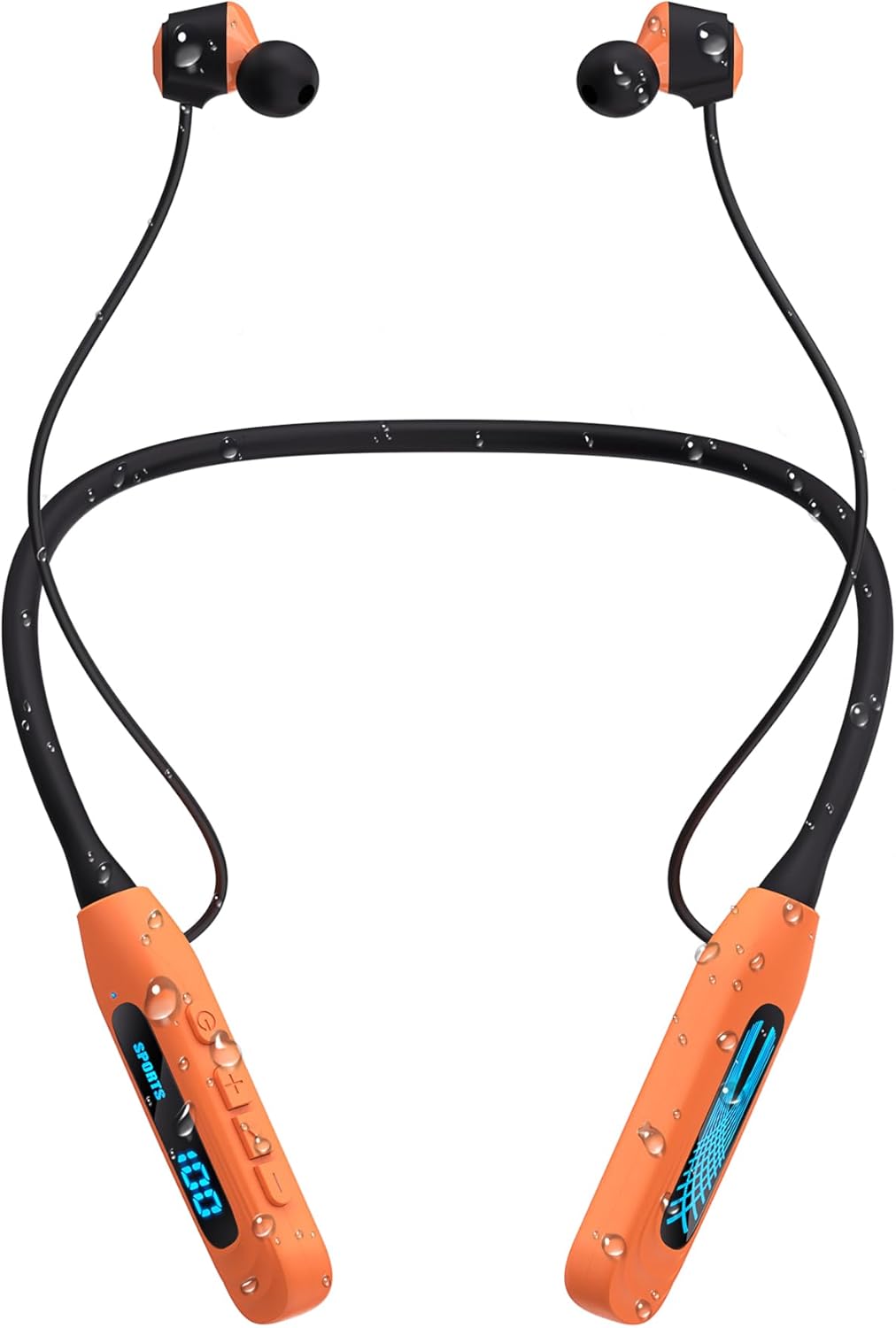 Neckband Bluetooth Headphones with 80-hour battery life