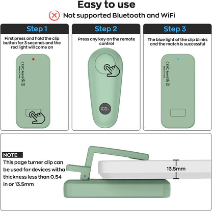 Page Turner Remote for Quiet Night Reading encalife