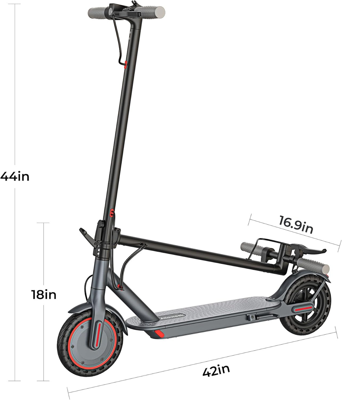 350W Electric Scooter I 19 MPH Folding Commuter E-Scooter encalife