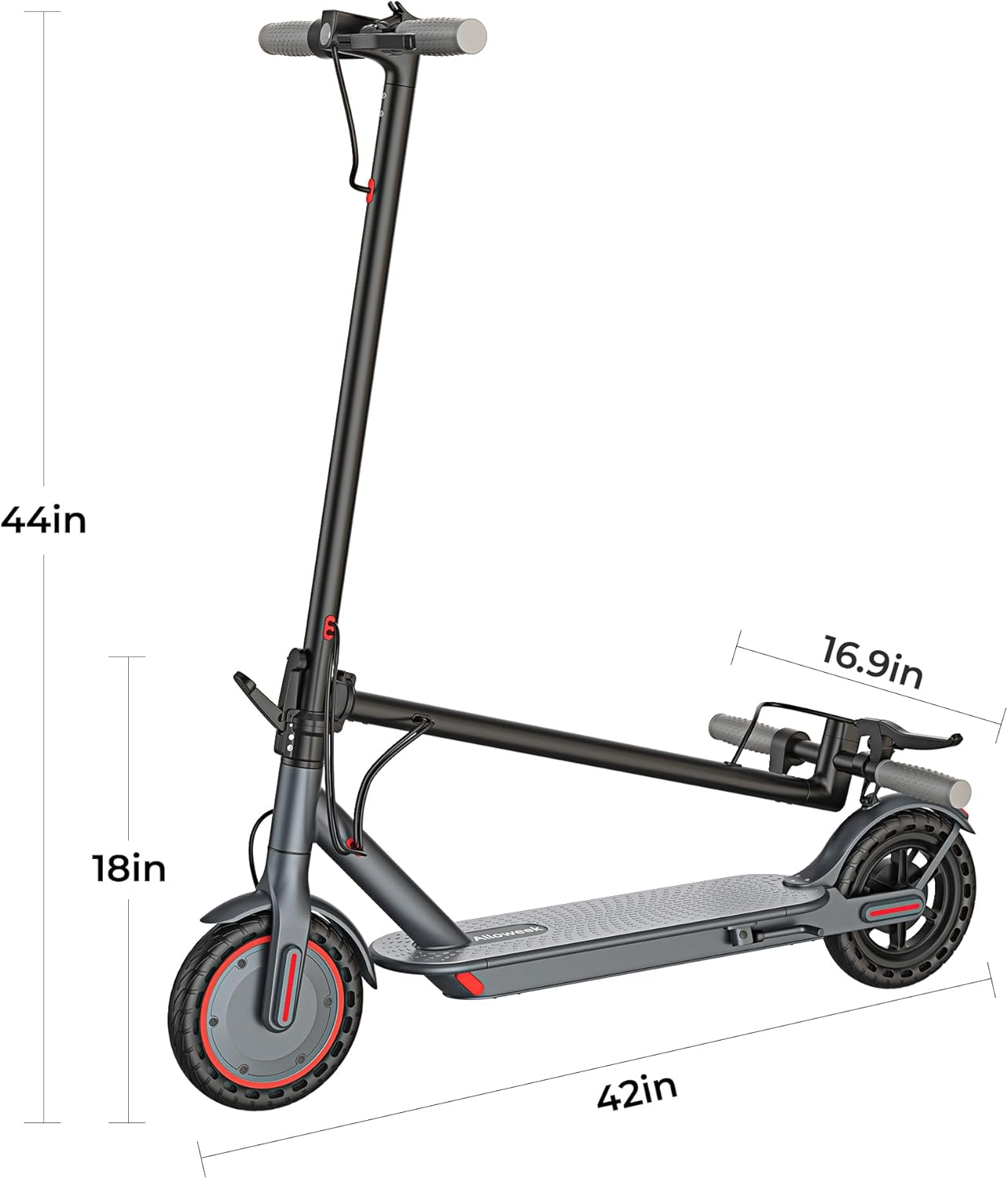 350W Electric Scooter I 19 MPH Folding Commuter E-Scooter encalife