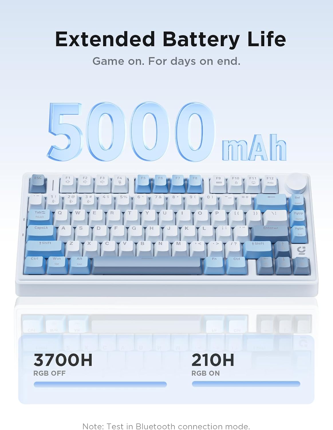 Gaming Mechanical Keyboard RGB Wireless Hot Swappable encalife