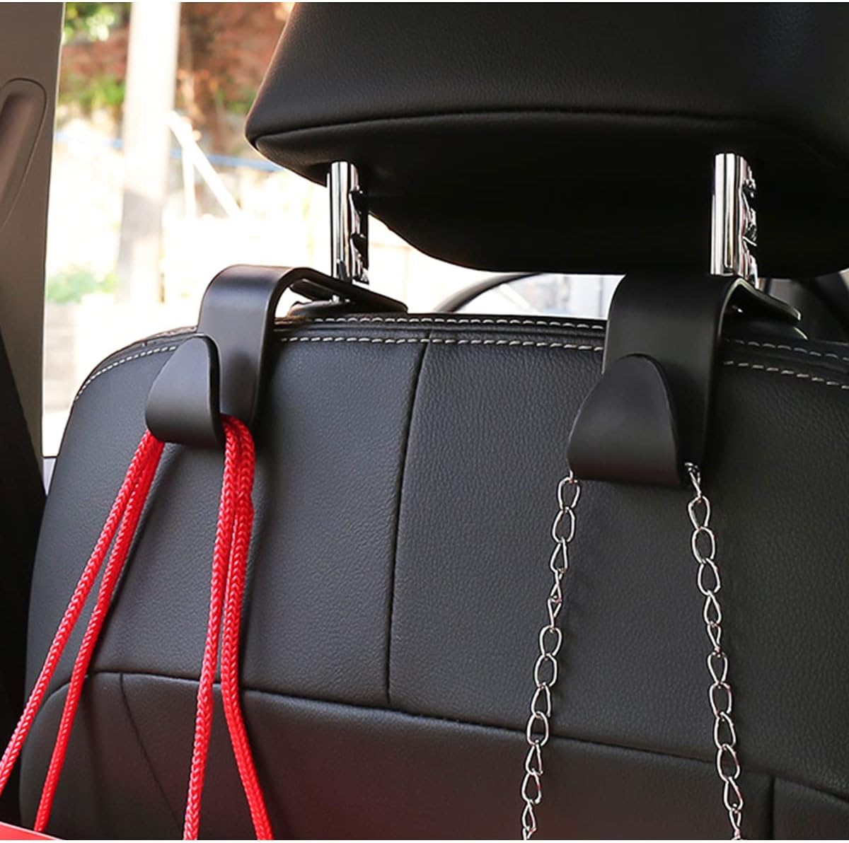 Car Back Seat Hanger Hooks 4 Pack encalife