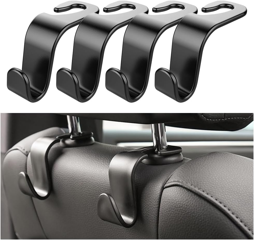 Car Back Seat Hanger Hooks 4 Pack encalife